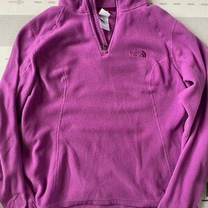 The North Face Magenta Fleece Pullover